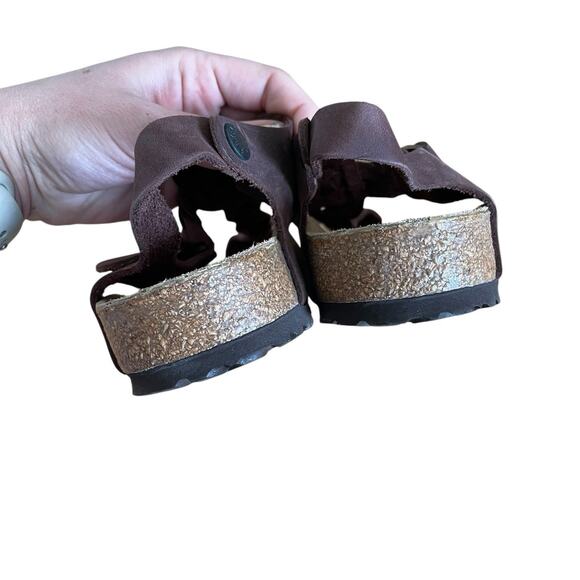 Birkenstock Kairo Braided Brown Oil Leather Sandals - 39 - Picture 7 of 10